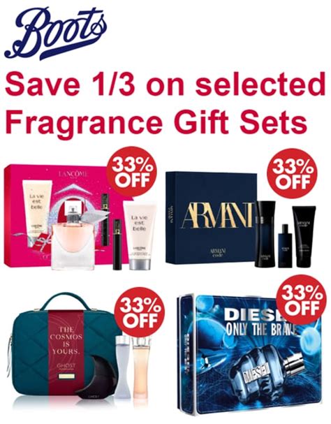 BOOTS OFFERS - Save 1/3 on Fragrance Gift Sets at Boots