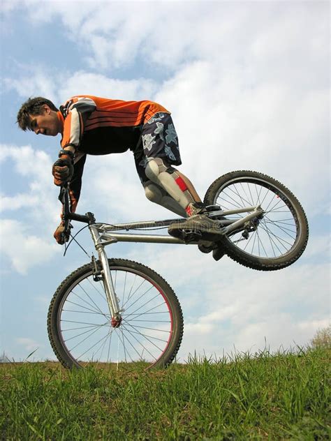 Bike trick stock image. Image of magic, performance, jump - 1705477