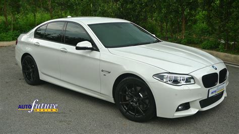 Vorsteiner VFF103 Mystic Black Wheels on Alpine White BMW F10 ...