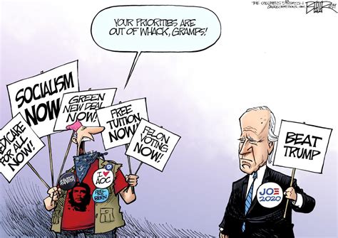 Joe Biden compares his priorities, in Nate Beeler's latest political ...