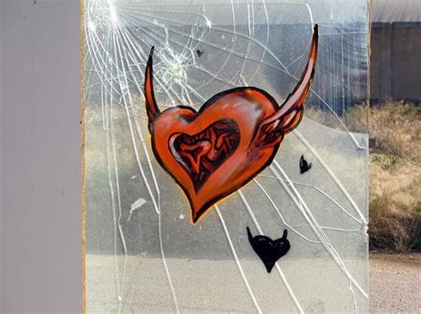 " broken-hearted " graffiti creator