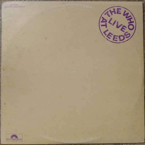 The Who – Live At Leeds – Vinyl (LP, Album), 1970 [r2705026] | Discogs