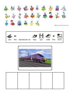 Alphablocks Spelling and Writing Sheets by Special Ed Issy | TpT