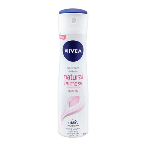 Buy Nivea 48H Natural Fairness Anti-Perspirant Deodorant Spray, For ...