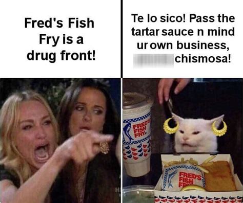 Woman yelling at cat meme gets San Antonio twist with a local urban myth