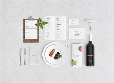 Restaurant Branding – Free PSD Mockup