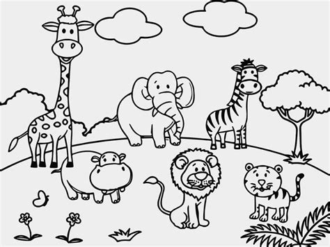 Free Printable Zoo Coloring Pages For Kids