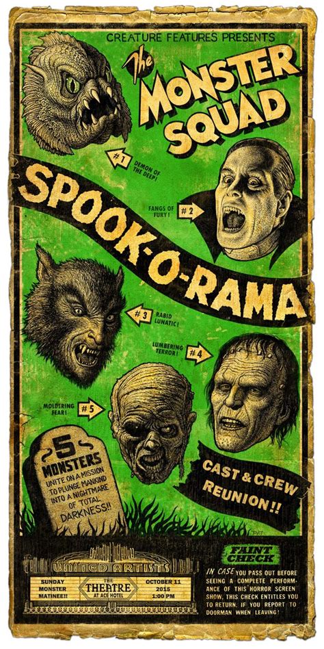 Creature Features | Vintage horror, Classic monster movies, Horror artwork