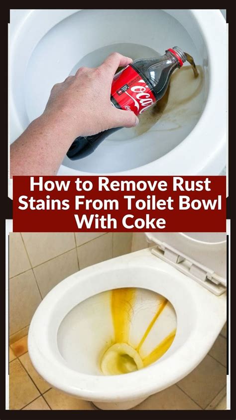 The easy way to remove rust stains from the toilet bowl with Coke ...