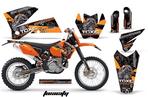 Dirt Bike Decal Graphic Kit Wrap For KTM EXC/SX/MXC/SMR/XCF-W 2005-200 ...