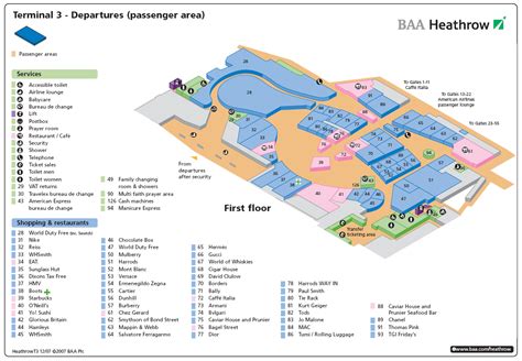 Map Of Terminal 2 Heathrow