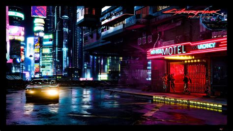 Cyberpunk 2077 - CITY 8K 4K HD wallpaper download