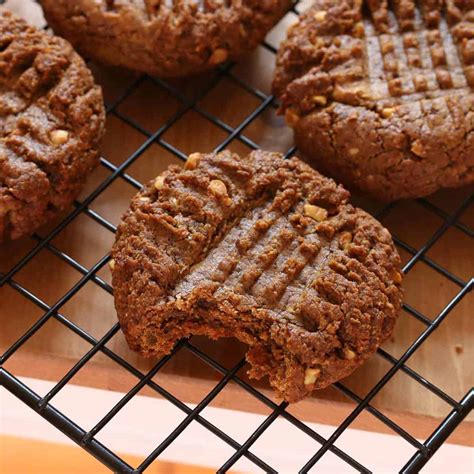 Healthy Peanut Butter Cookies (3 Ingredients) - The Daring Gourmet