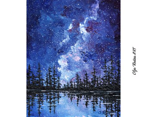 Starry Sky Painting