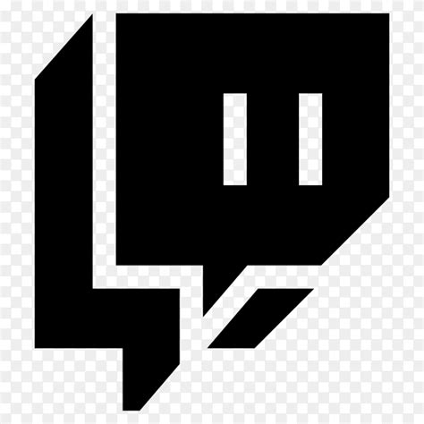 Twitch Logo Black And White