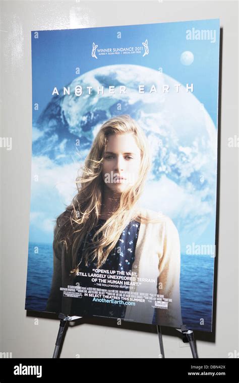 Another Earth, Poster, at the premiere of Fox Searchlight Pictures ...