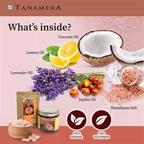 Tanamera Body Scrub 100% Natural Exfoliating Body and Face Souffle for ...