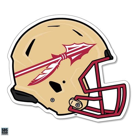 Florida State Football Helmet Decal (3")