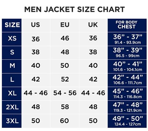 Size Chart - The Perfect Leather