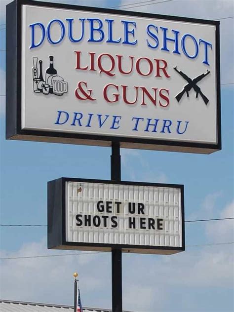 23 Funny Liquor Store Signs