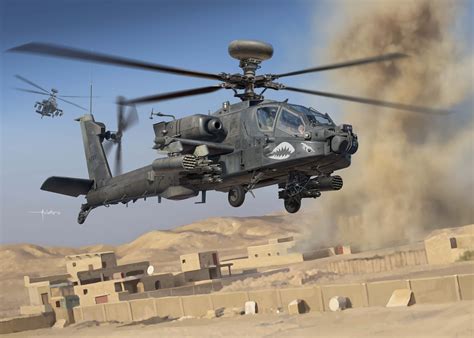 Download Aircraft Attack Helicopter Helicopter Military Boeing Ah-64 ...