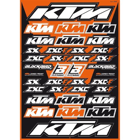 Blackbird Racing NEW Mx Universal KTM Motocross Dirt Bike Decal ...