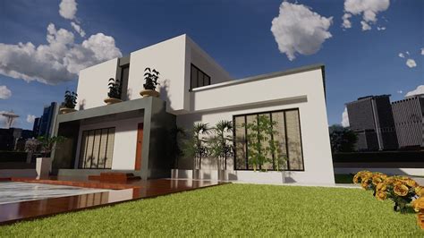 Sketchup Modern House Tutorial - modern house tutorial - google ...