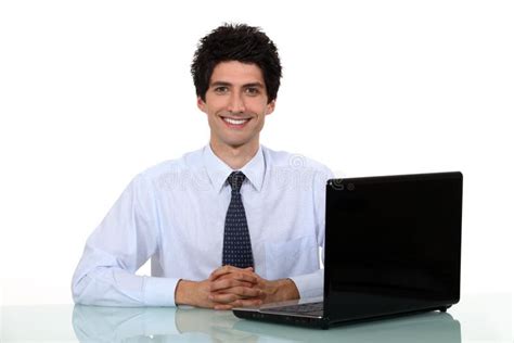 Happy office worker stock photo. Image of boss, hands - 33943460