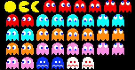 Pac-Man sprites | Pixel Art Maker