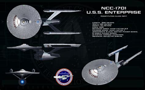 Constitution Refit - NCC - 1701 USS Enterprise by unusualsuspex on ...