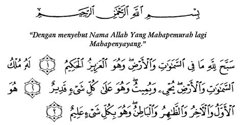 Detail Surat Al Hadid Ayat 1 6 Koleksi Nomer 6