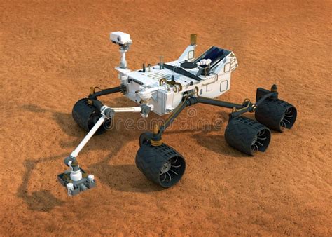 NASA Curiosity Mars rover editorial stock photo. Illustration of nasa ...