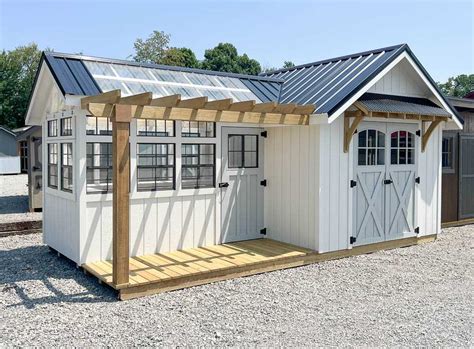 10'x20 Farmhouse Garden Shed | Greenhouse Garden Sheds Sales & Prices