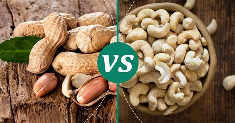 Cashew Nuts vs Peanuts: Nutrition Showdown