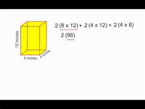 Rectangular Prism Surface Area Formula