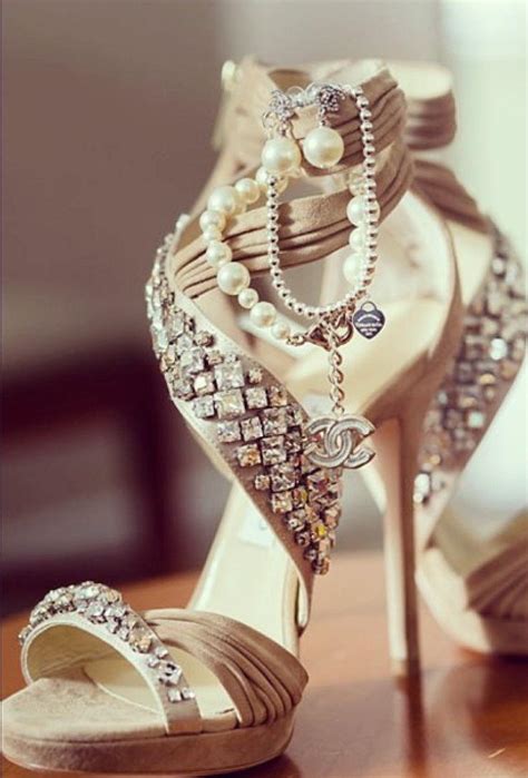 Sophisticated Ivory Wedding Sandals By Chanel #2034399 - Weddbook