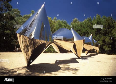 Art in sculpture garden at National Gallery Canberra Stock Photo - Alamy