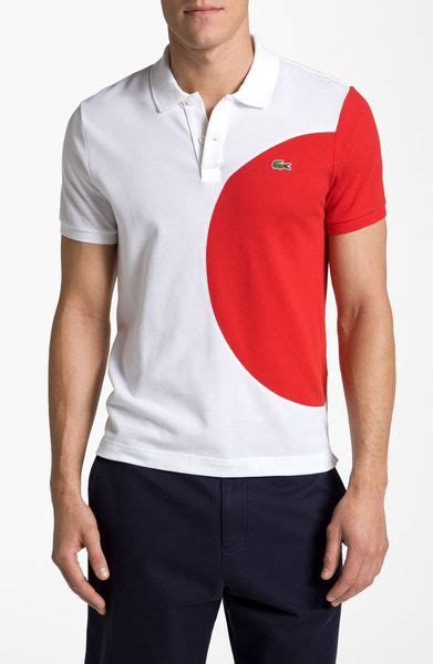 Lacoste Japan Flag Piqué Polo in Multicolor for Men (japan) | Lyst