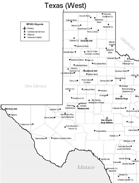 Map Of Texas Airport - Show Me The United States Of America Map