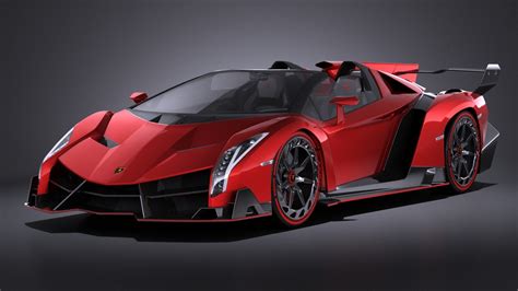 Lamborghini Veneno Roadster 2014 VRAY