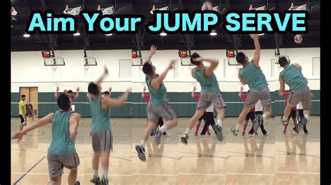 How to AIM your JUMP SERVE - How to SERVE a Volleyball Tutorial - YouTube