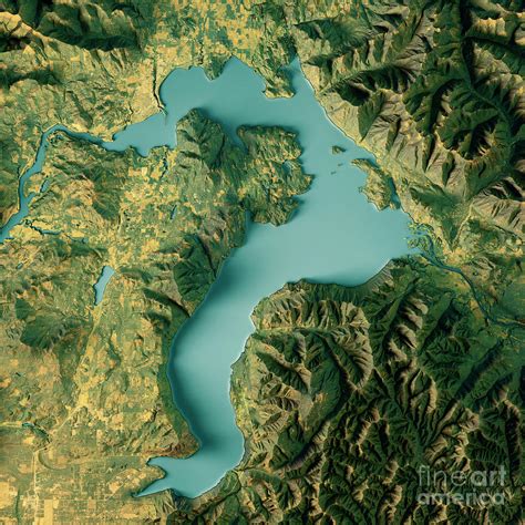 Lake Pend Oreille Idaho Map Signs Home & Living jan-takayama.com