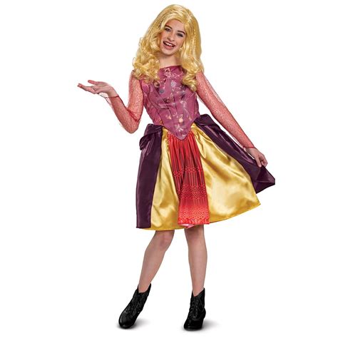 Disney's Hocus Pocus Girls Deluxe Sarah Halloween Costume Exclusive ...