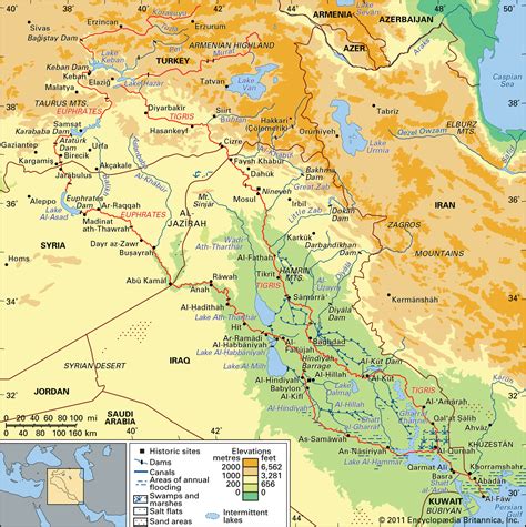 Euphrates River World Map – Map Vector