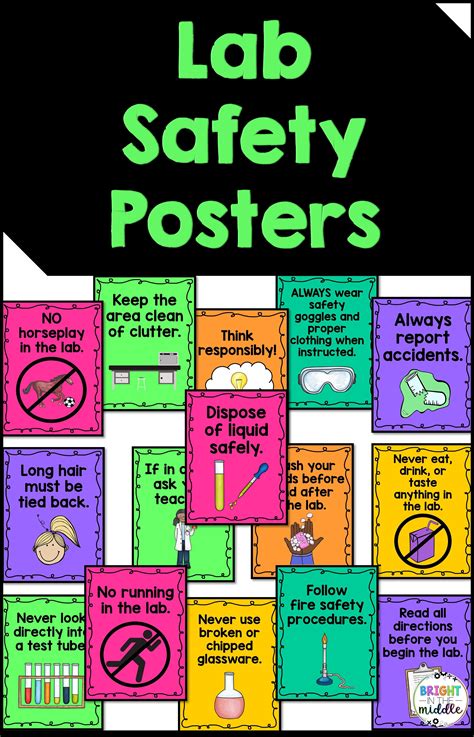 Science Lab Lab Safety Poster Ideas Safety Science Rules Lab Posters ...