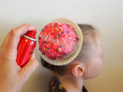 And you're done! Hair transformed into a tasty baked treat!