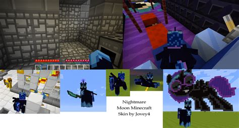 Nightmare Moon Minecraft Skin Screencaps by Jovey4 on DeviantArt