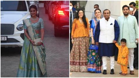 Radhika Merchant and Shloka Ambani stun in royal ethnic attires as they ...