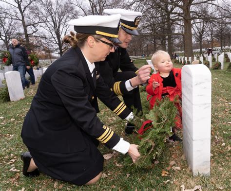 Wreaths Across America Honors Veterans Buried at Arlington National ...