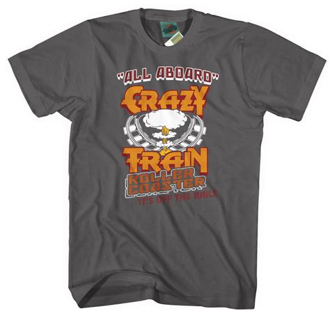 OZZY OSBOURNE inspired CRAZY TRAIN T-Shirt | bathroomwall